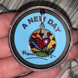 Romero Britto, Alex and Ani necklace charm